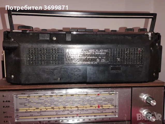 Радиокасетофон Саньо., снимка 3 - Радиокасетофони, транзистори - 56010507