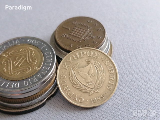 Монета - Кипър - 5 цента | 1983г., снимка 2 - Нумизматика и бонистика - 40226995