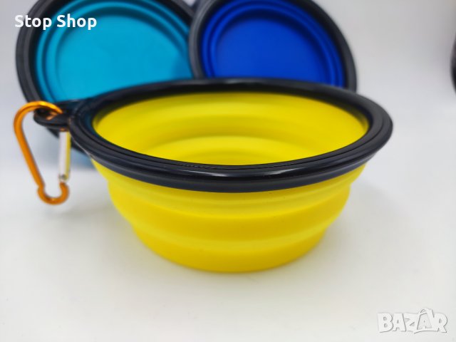 Сгъваеми купички за вода куче,котка , снимка 3 - За кучета - 39592448