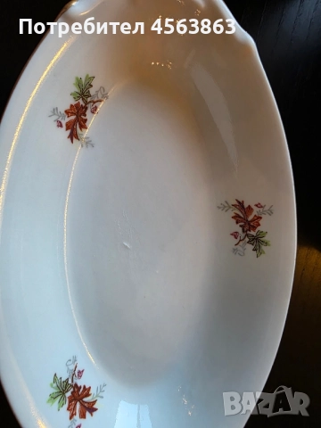 Порцеланови елипси, снимка 3 - Чинии - 51527515