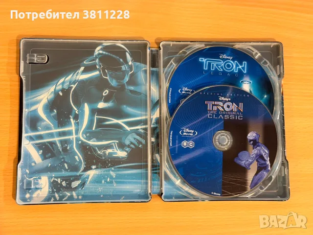 Tron & Tron Legacy blu-ray Steelbook, снимка 2 - Blu-Ray филми - 55806572