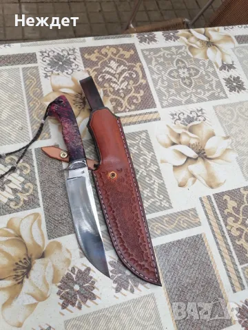 Нож от стомана S90V закалена на 62единици с крио. , снимка 2 - Ножове - 47322972