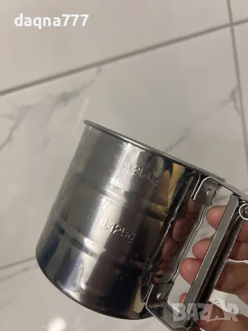 Сито, Германия неръждаема стомана за брашно и пудра захар, снимка 6 - Прибори за хранене, готвене и сервиране - 50393711