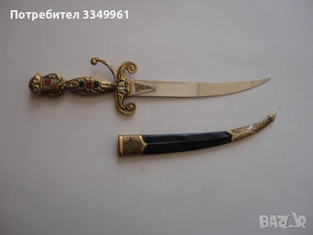 Кама кинжал с кания емайл , снимка 4 - Антикварни и старинни предмети - 51281750