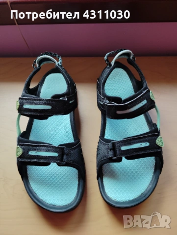 Сандали Nike номер 39 употребявани, черен и син, снимка 2 - Сандали - 53402246