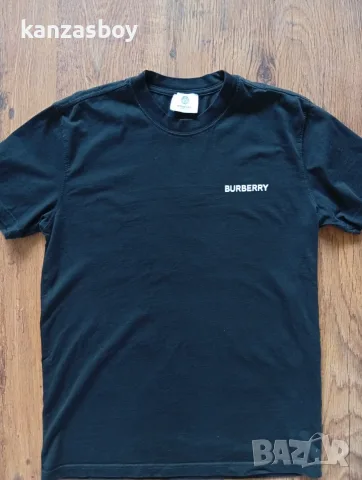 burberry monogram motif cotton tee - мъжка тениска р-р L, снимка 5 - Тениски - 55849062