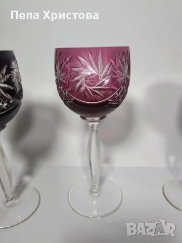 Комплект от 6 броя чаши за вино, снимка 5 - Чаши - 51078707