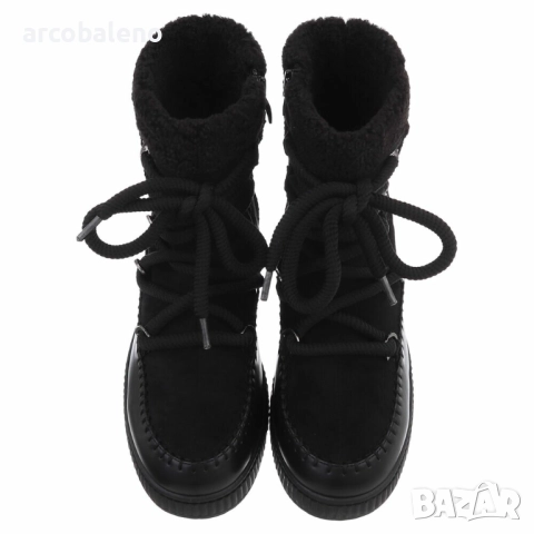 Дамски зимни боти до глезена, 3цвята , снимка 17 - Дамски боти - 52753355