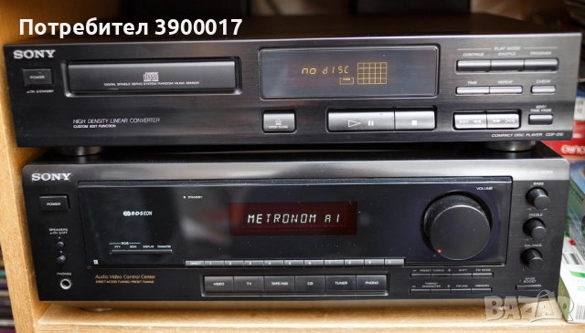 SONY STR- DE305 RECEIVER + CD SONY CDP-212 remote control