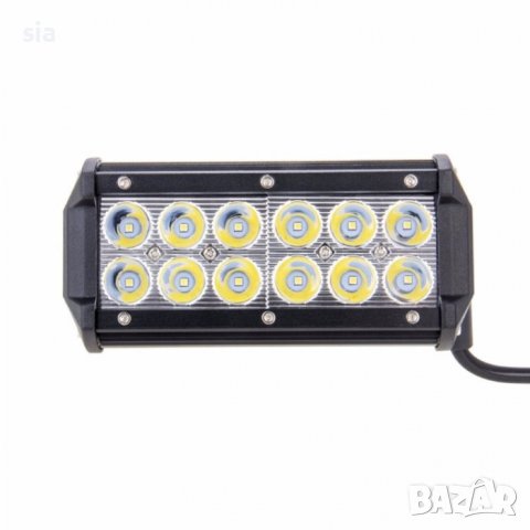 LED Бар Диоден 36W, ледбар, 16см, 12LED, 10-30V, снимка 3 - Аксесоари и консумативи - 26799918