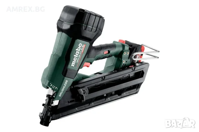Акумулаторен пистолет за пирони Metabo NFR 18 LTX 90 BL – 18 V, 50–90 мм, 2×4.0 Ah LiHD