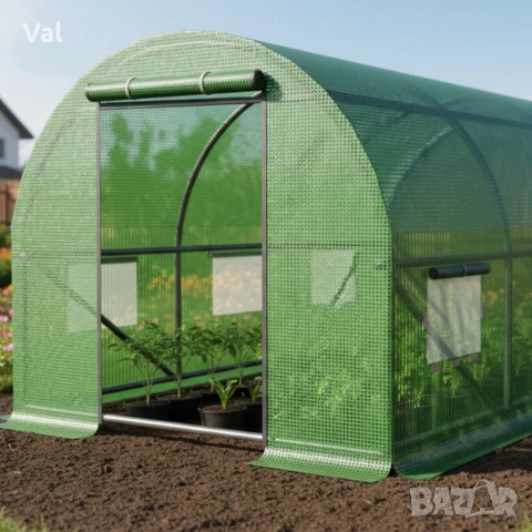 Компактна оранжерия - професионална защита и идеални условия за вашите култури - 3 х 2 х 2м, снимка 12 - Оранжерии - 53628614