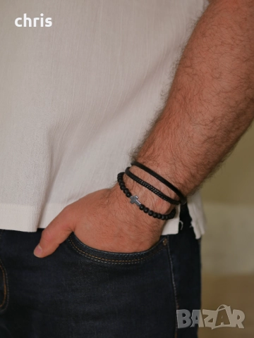 Мъжки бутикови гривни – стил, класа и характер, снимка 7 - Гривни - 52029044