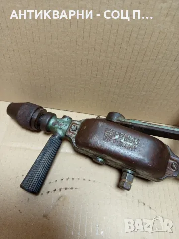 Соц Стара Полска Ръчна Дрелка Маткап., снимка 2 - Антикварни и старинни предмети - 49521450