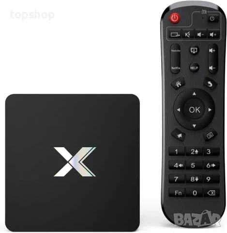 НОВ ТЕСТВАН тв бокс P297 TV Box Quad-Core CPU 4GB RAM 32GB ROM 2.4Ghz/5.0Ghz WiFi 10/100M, снимка 5 - Плейъри, домашно кино, прожектори - 50501228