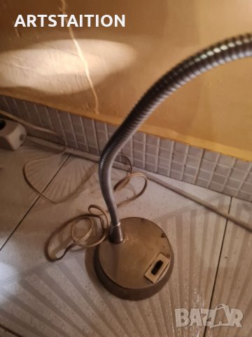 Метална настолна лампа- ретро, снимка 3 - Настолни лампи - 33974963