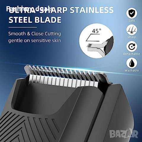 Нова Безжична електрическа машинка тример за подстригване на коса брада/Мъже, снимка 3 - Тримери - 41665603