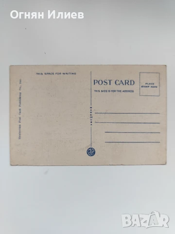 Стара пощенска картичка на Рокфелер Център и RCMH, Ню Йорк, 1940г., снимка 2 - Филателия - 51107548