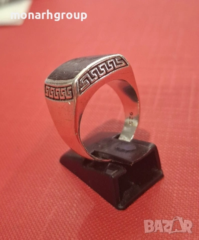 Сребърен пръстен, снимка 4 - Пръстени - 53395595