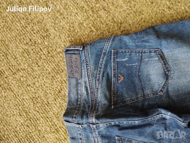 Armani Jeans талия 52-53см от ръб до ръб, снимка 5 - Дънки - 38697267