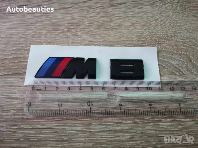 BMW M8 БМВ M8 черна емблема лого, снимка 2 - Аксесоари и консумативи - 41464139
