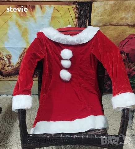 Коледна дамска рокля, снимка 4 - Рокли - 52709610