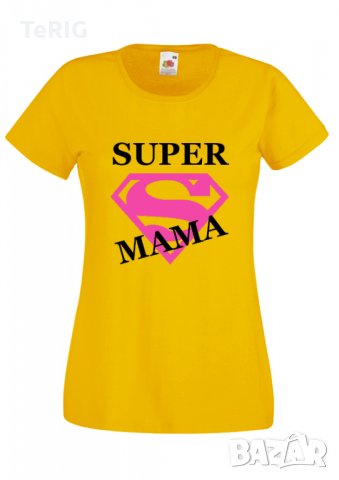 Супер мама, снимка 3 - Тениски - 35953668
