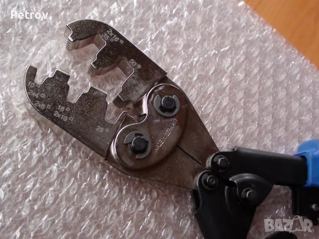 KLAUKE K28 - MADE IN GERMANY - ВИСОКОКАЧЕСТВЕННИ ПРОФЕСИОНАЛНИ Пресоващи Клещи 10 - 50 mm² -ORIGINAL, снимка 6 - Клещи - 47908692