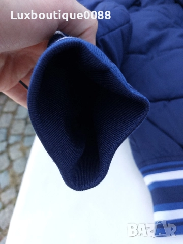 Използвано в отлично състояние зимно пухено непромокаемо яке Michael Kors L , снимка 11 - Якета - 52174145