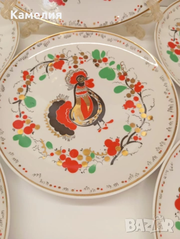Руски порцелан , снимка 3 - Чинии - 53561097