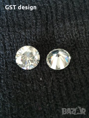 Спешно Уникален ТОП 4+ карата Мойсанит диамант Moissanite два Diamond IF/F-G Ледено бяло, снимка 3 - Други - 34528670
