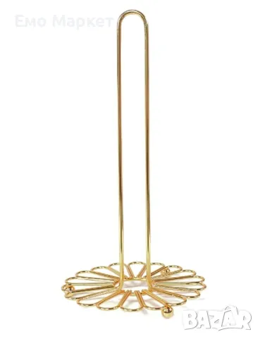 Златиста поставка за домакинска хартия, снимка 3 - Други стоки за дома - 48861911