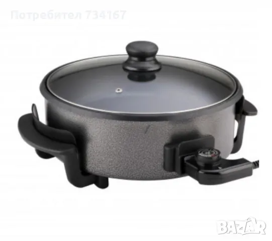 Електрически тиган за приготвяне на пица , снимка 2 - Котлони - 49241141