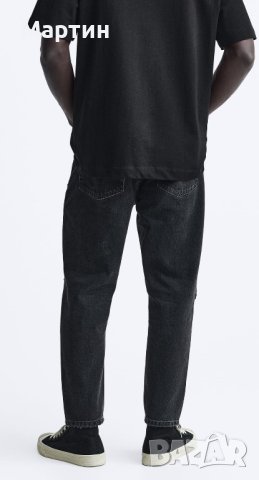 Мъжки дънки Zara Slim Fit - размер 44, снимка 4 - Дънки - 44200242