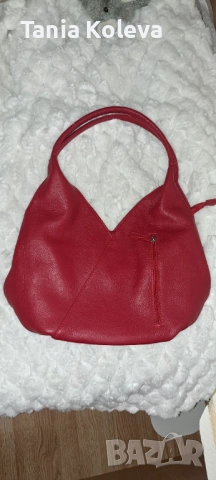 Чанта от естествена кожа, снимка 2 - Чанти - 53114215