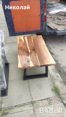 Холна маса / маса за кафе масив орех, снимка 13 - Маси - 53535474