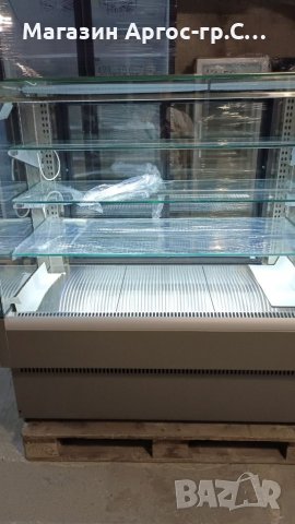 Сладкарска хладилна витрина 120х77, снимка 12 - Витрини - 38140641