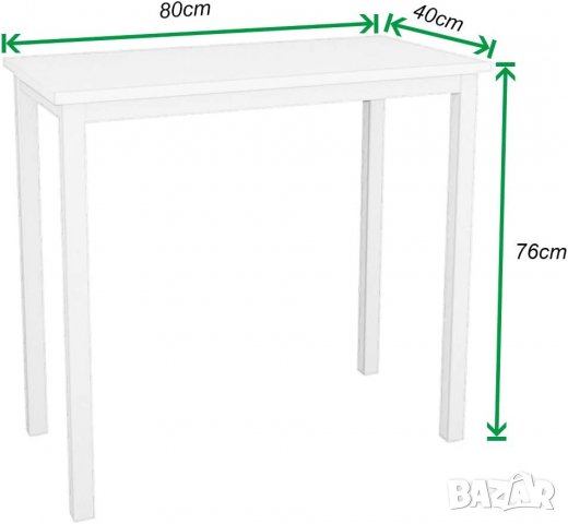 ПРОМОЦИЯ Трапезна маса / бюро YL-AC3-80WW, снимка 3 - Бюра - 38955335