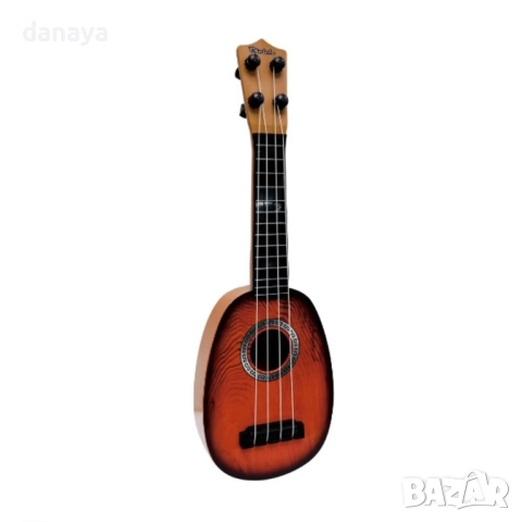 6192 Детска музикална играчка Укулеле мини китара, снимка 2 - Музикални играчки - 52866288