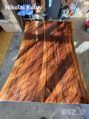 Холна маса от масив орех, снимка 6 - Маси - 52937404