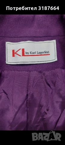 Karl lagerfeld вълна и кашмир , снимка 5 - Палта, манта - 52344020