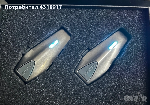 2 бр интерком за мотоциклети ASMAX S1 