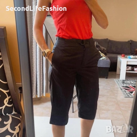 Дамски спортни панталони Nike Vintage Clima-FIT размер S черни, снимка 6 - Къси панталони и бермуди - 53218681