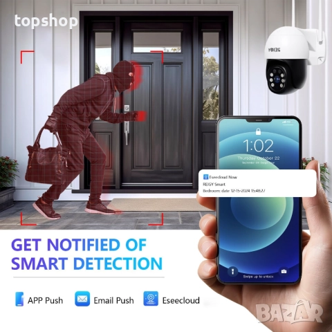 Нова проверена REIGY 5MP WIFI CCTV система с предварително инсталиран 1TB твърд диск, комплект..., снимка 5 - Комплекти за видеонаблюдение - 52532993