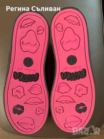 Велурени кецове Paola Pablosky 33 номер, снимка 3 - Детски маратонки - 34332253