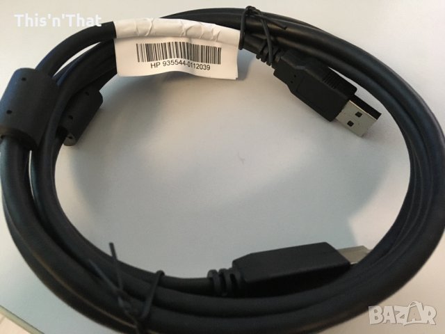 Оригинален HP 935544-001 HP CABLE – USB3.0 AM-BM 1.8M BLACK, снимка 2 - Кабели и адаптери - 35969689