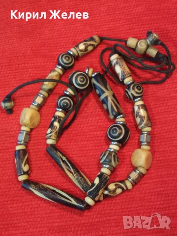 КОСТ РОГ РЪЧНА ИЗРАБОТКА КОЛИЕ ОРНАМЕНТИРАНО 12473, снимка 9 - Колиета, медальони, синджири - 29771890