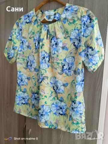 Памучна блуза Stela, снимка 3 - Туники - 51343835