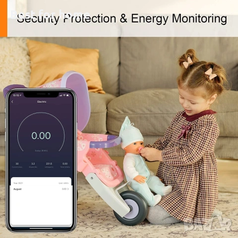 ANTELA Smart Plug 16A 3680 Watt с мониторинг на захранването - 4 бр., снимка 3 - Друга електроника - 53684721