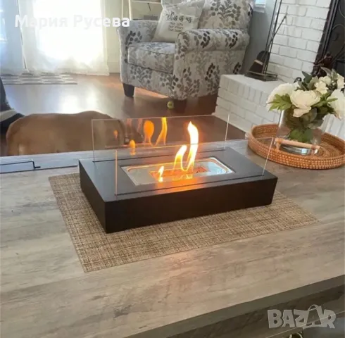 Биокамина за вкъщи или навън  черна /бяла , снимка 11 - Камини - 43512154